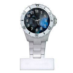 Space Star Blue Sky Plastic Nurses Watch by Mariart