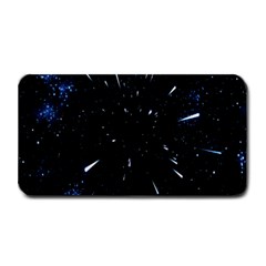 Space Warp Speed Hyperspace Through Starfield Nebula Space Star Line Light Hole Medium Bar Mats by Mariart