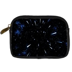 Space Warp Speed Hyperspace Through Starfield Nebula Space Star Line Light Hole Digital Camera Cases