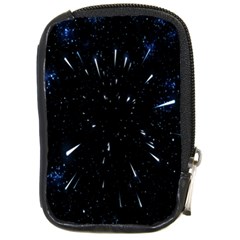 Space Warp Speed Hyperspace Through Starfield Nebula Space Star Line Light Hole Compact Camera Cases by Mariart