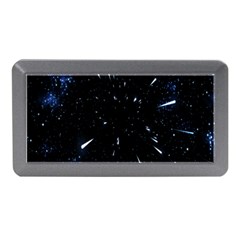 Space Warp Speed Hyperspace Through Starfield Nebula Space Star Line Light Hole Memory Card Reader (mini)