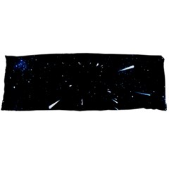 Space Warp Speed Hyperspace Through Starfield Nebula Space Star Line Light Hole Body Pillow Case (dakimakura) by Mariart