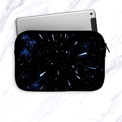 Space Warp Speed Hyperspace Through Starfield Nebula Space Star Line Light Hole Apple Ipad Mini Zipper Cases by Mariart