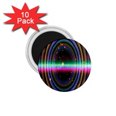 Spectrum Space Line Rainbow Hole 1 75  Magnets (10 Pack)  by Mariart