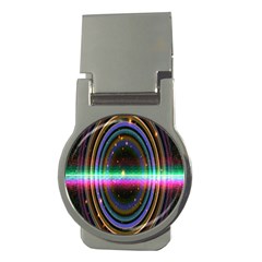 Spectrum Space Line Rainbow Hole Money Clips (round) 