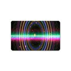 Spectrum Space Line Rainbow Hole Magnet (name Card)