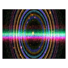 Spectrum Space Line Rainbow Hole Rectangular Jigsaw Puzzl by Mariart