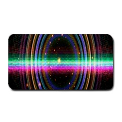 Spectrum Space Line Rainbow Hole Medium Bar Mats by Mariart