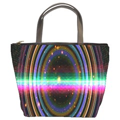 Spectrum Space Line Rainbow Hole Bucket Bags