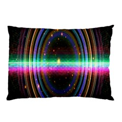 Spectrum Space Line Rainbow Hole Pillow Case by Mariart