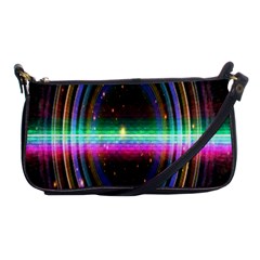 Spectrum Space Line Rainbow Hole Shoulder Clutch Bags by Mariart