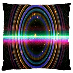 Spectrum Space Line Rainbow Hole Large Cushion Case (one Side)