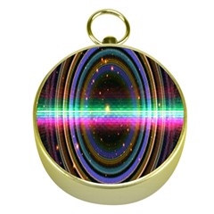 Spectrum Space Line Rainbow Hole Gold Compasses