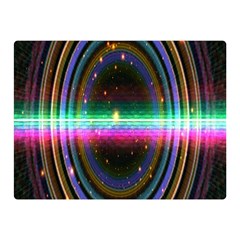 Spectrum Space Line Rainbow Hole Double Sided Flano Blanket (mini) 