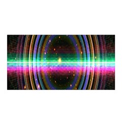 Spectrum Space Line Rainbow Hole Satin Wrap by Mariart