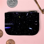 Space Warp Speed Hyperspace Through Starfield Nebula Space Star Hole Galaxy Mini Coin Purses Back