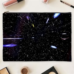 Space Warp Speed Hyperspace Through Starfield Nebula Space Star Hole Galaxy Cosmetic Bag (xxxl)  by Mariart