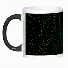 Space Green Hypnotizing Tunnel Animation Hole Polka Green Morph Mugs