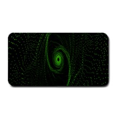 Space Green Hypnotizing Tunnel Animation Hole Polka Green Medium Bar Mats