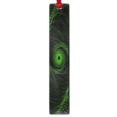 Space Green Hypnotizing Tunnel Animation Hole Polka Green Large Book Marks by Mariart