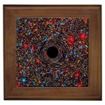 Space Star Light Black Hole Framed Tiles Front