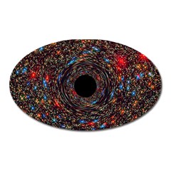 Space Star Light Black Hole Oval Magnet