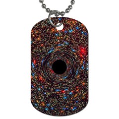 Space Star Light Black Hole Dog Tag (two Sides)