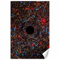 Space Star Light Black Hole Canvas 24  X 36 