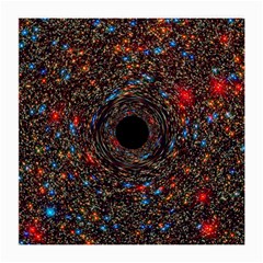 Space Star Light Black Hole Medium Glasses Cloth (2-side) by Mariart