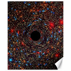 Space Star Light Black Hole Canvas 11  X 14  