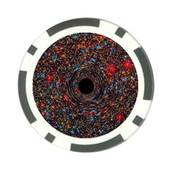 Space Star Light Black Hole Poker Chip Card Guard