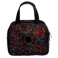 Space Star Light Black Hole Classic Handbags (2 Sides) by Mariart