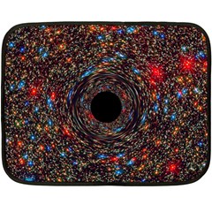 Space Star Light Black Hole Fleece Blanket (mini) by Mariart