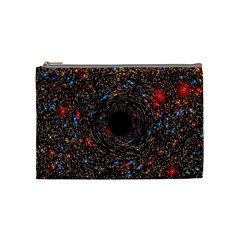 Space Star Light Black Hole Cosmetic Bag (medium)  by Mariart