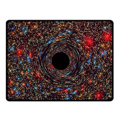 Space Star Light Black Hole Fleece Blanket (small) by Mariart