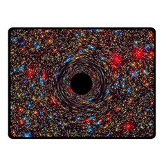 Space Star Light Black Hole Double Sided Fleece Blanket (small)  by Mariart