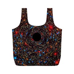 Space Star Light Black Hole Full Print Recycle Bags (m) 