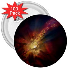 Sun Light Galaxy 3  Buttons (100 Pack) 