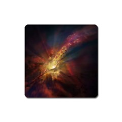 Sun Light Galaxy Square Magnet