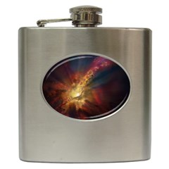 Sun Light Galaxy Hip Flask (6 Oz)