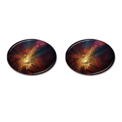 Sun Light Galaxy Cufflinks (oval) by Mariart