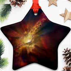 Sun Light Galaxy Star Ornament (two Sides)