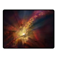 Sun Light Galaxy Fleece Blanket (small) by Mariart