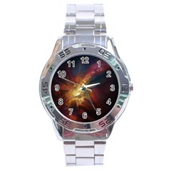 Sun Light Galaxy Stainless Steel Analogue Watch by Mariart