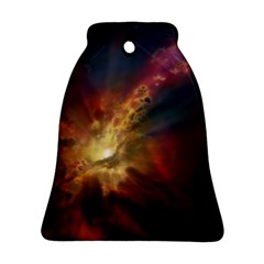 Sun Light Galaxy Bell Ornament (two Sides)