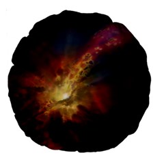 Sun Light Galaxy Large 18  Premium Round Cushions