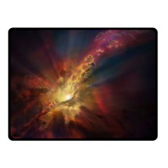 Sun Light Galaxy Double Sided Fleece Blanket (small) 