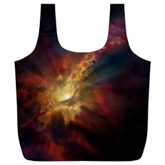 Sun Light Galaxy Full Print Recycle Bags (l)  by Mariart