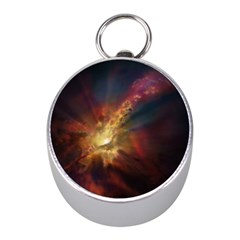 Sun Light Galaxy Mini Silver Compasses