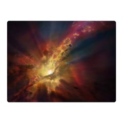 Sun Light Galaxy Double Sided Flano Blanket (mini)  by Mariart